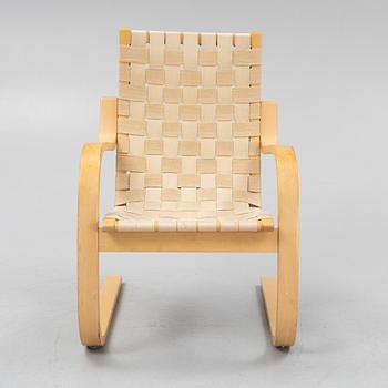 Alvar Aalto, a model 406 armchair, Artek, Finland.