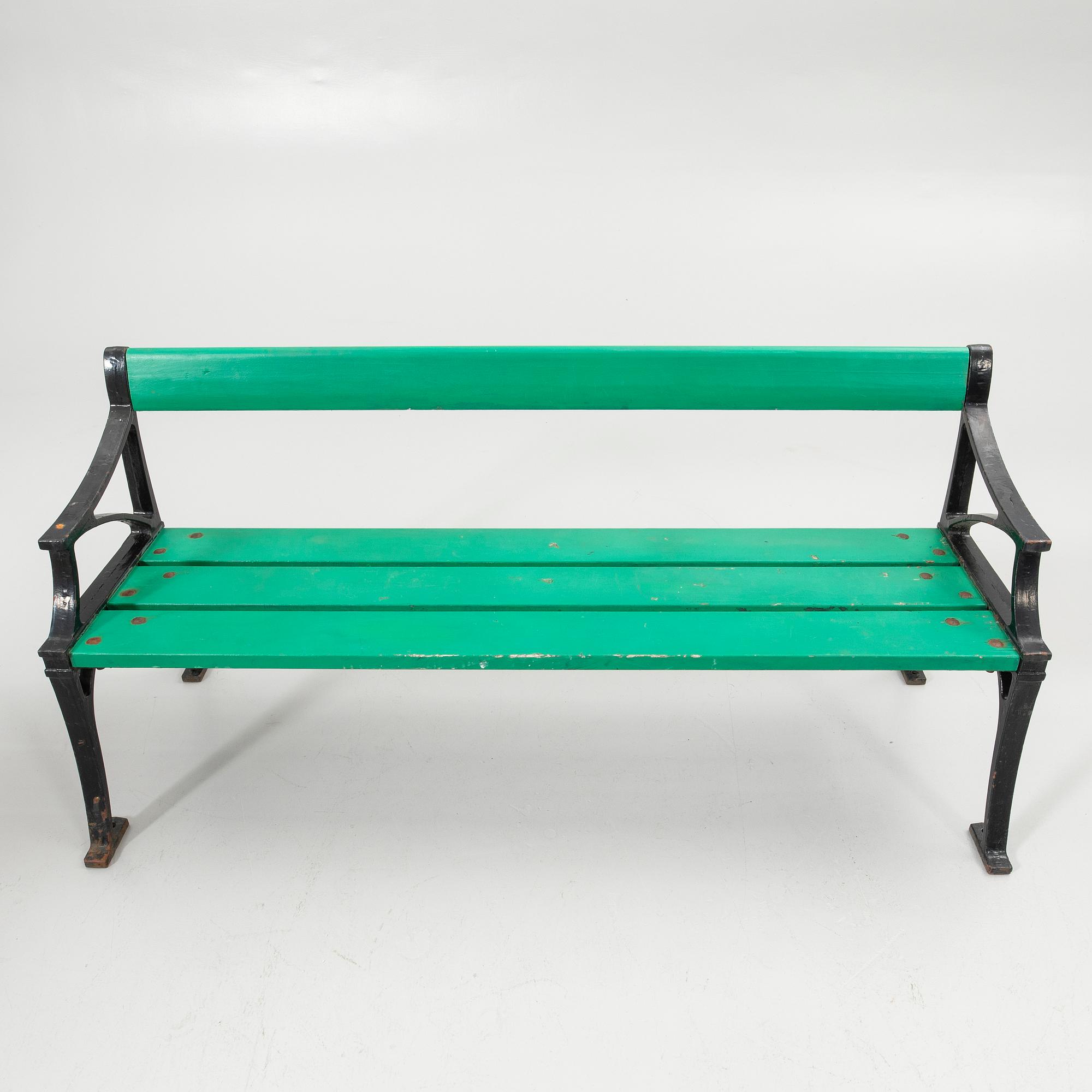 Garden bench, "Tessin", Tierp, Nola Stockholm, 20th century.