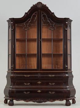 VITRINSKÅP, barockstil, 1900-talets mitt.