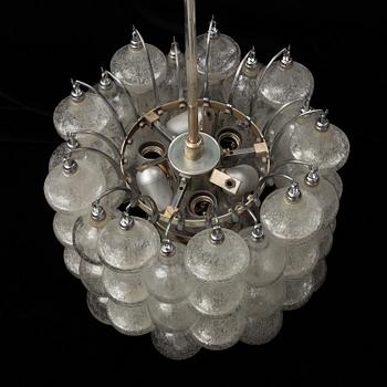A 'Tulipan' chandelier from J.T. Kalmar, Austria, 1960's/70's.