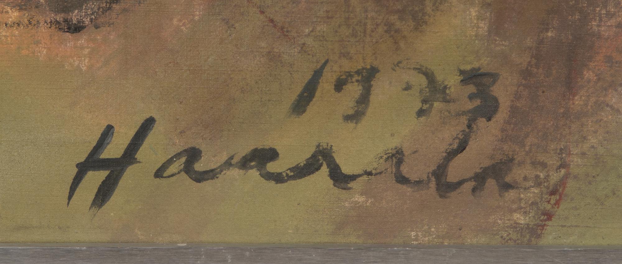 OLAVI HAARALA, oil on canvas, signed and dated 1973.