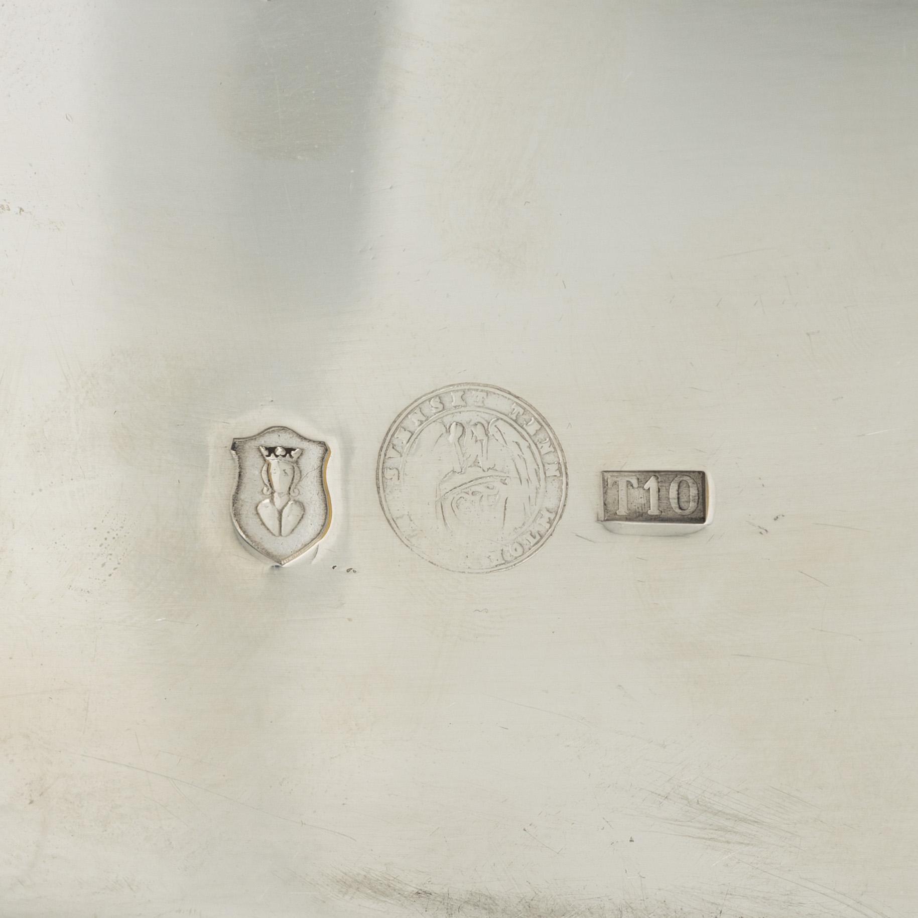 Two pewter match boxes, Firma Svenskt Tenn, Stockholm, Sweden, 1993.