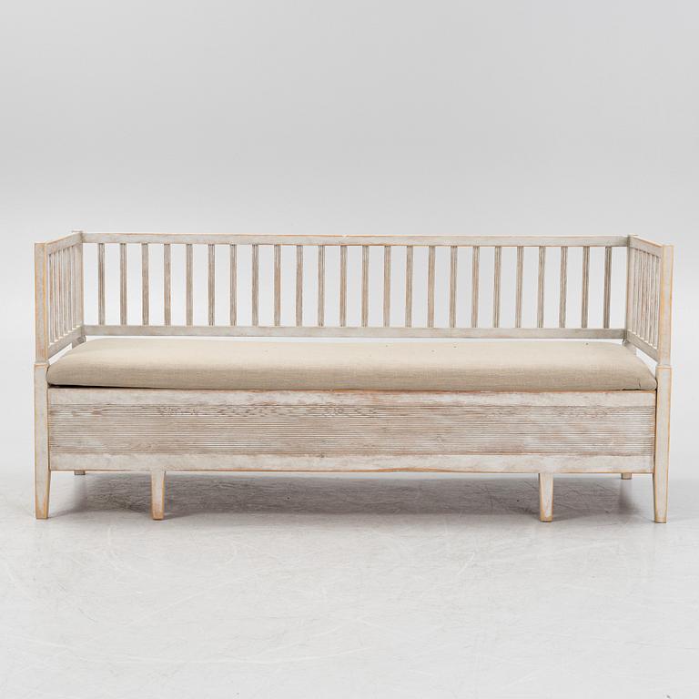 A Gustavian style sofa, first half of the 20th Century.
