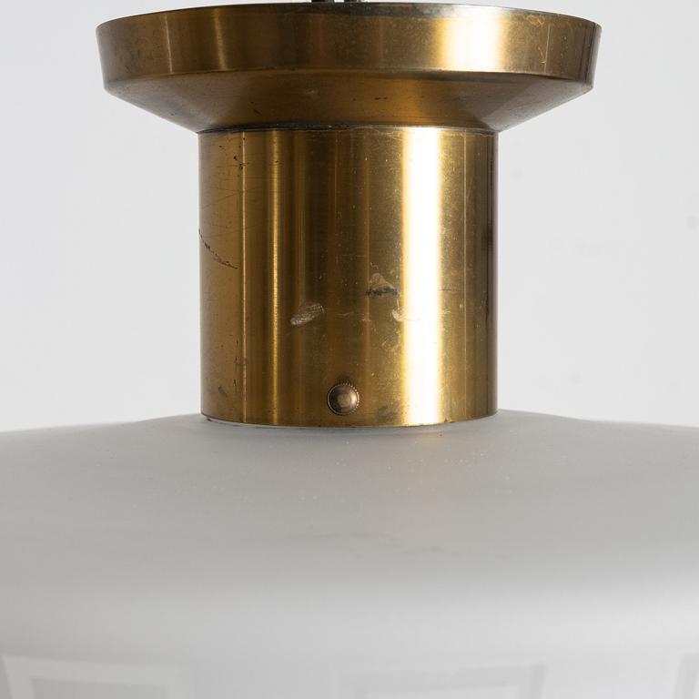 A Swedish Modern ceiling lamp, 1940s/50s.