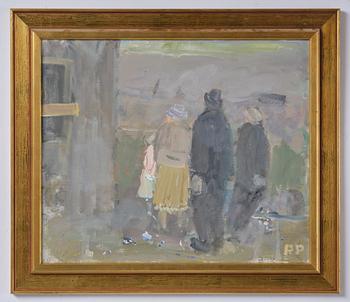 Ragnar Person, "Dagsverkare på väg hem".