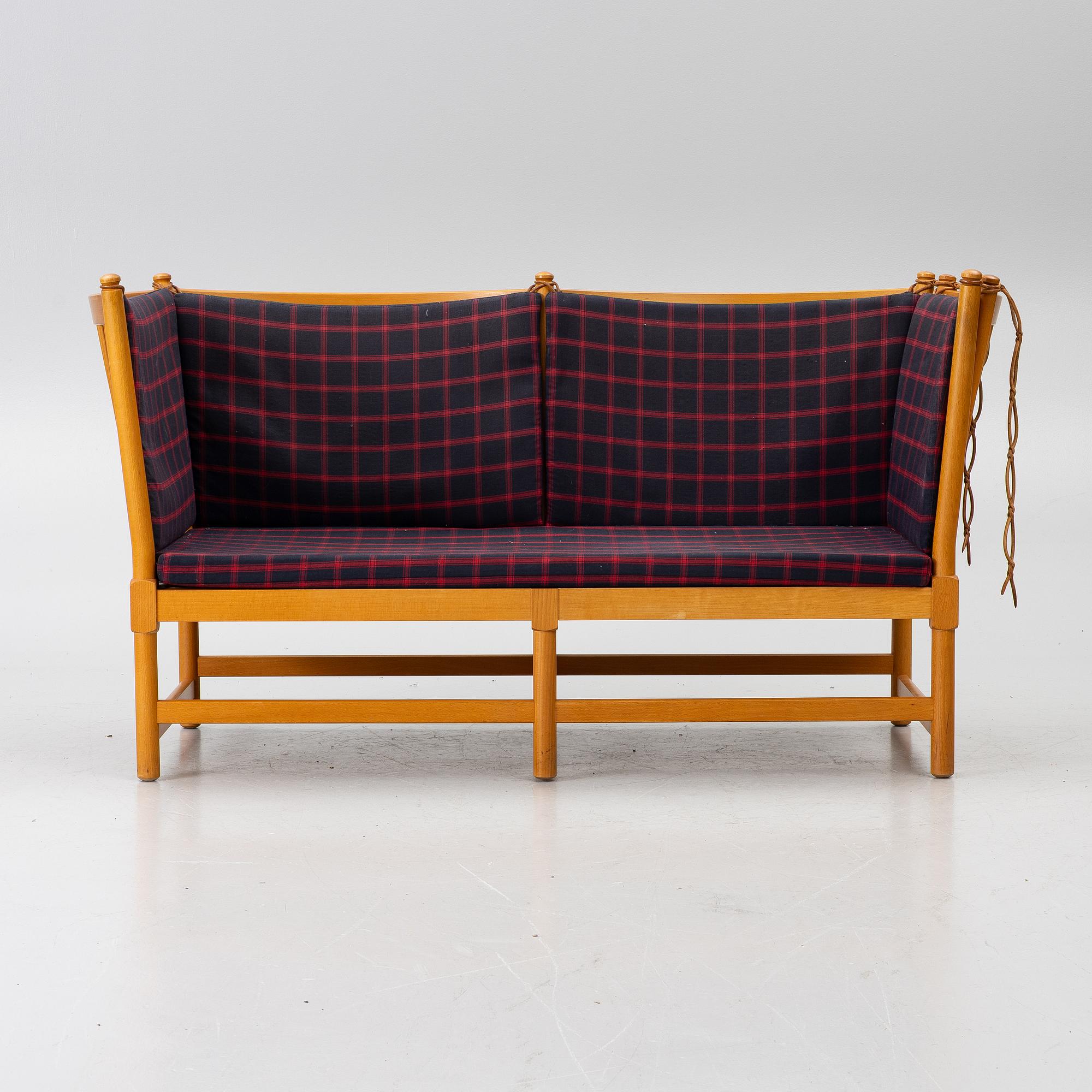 Børge Mogensen, soffa, "Tremme", Fritz Hansen, Danmark 1960/70-tal.