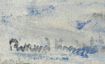 Rikard Lindström, olja på duk, signerad.