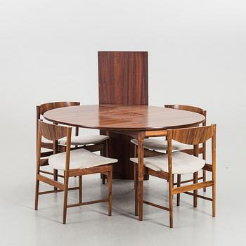 IB KOFOD LARSEN, a five pcs dining set.