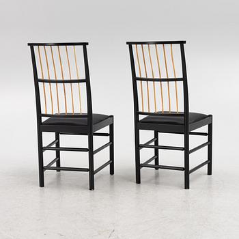 Josef Frank, chairs, a pair, model 2025, Firma Svenskt Tenn.