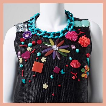 KLÄNNING, Moschino, italiensk storlek 44.