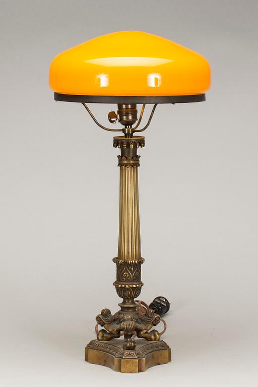 BORDSLAMPA, empirestil 1900-tal.