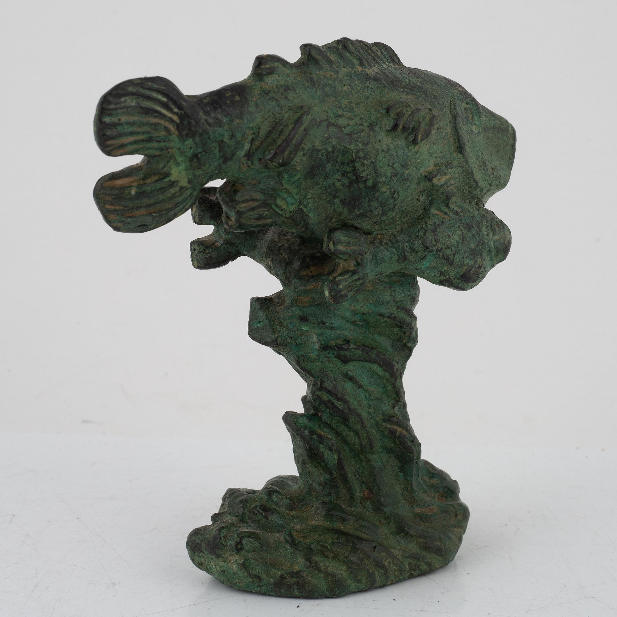 Carl Milles, after, sculpture, bronze, with stamp mark "Millesgården".