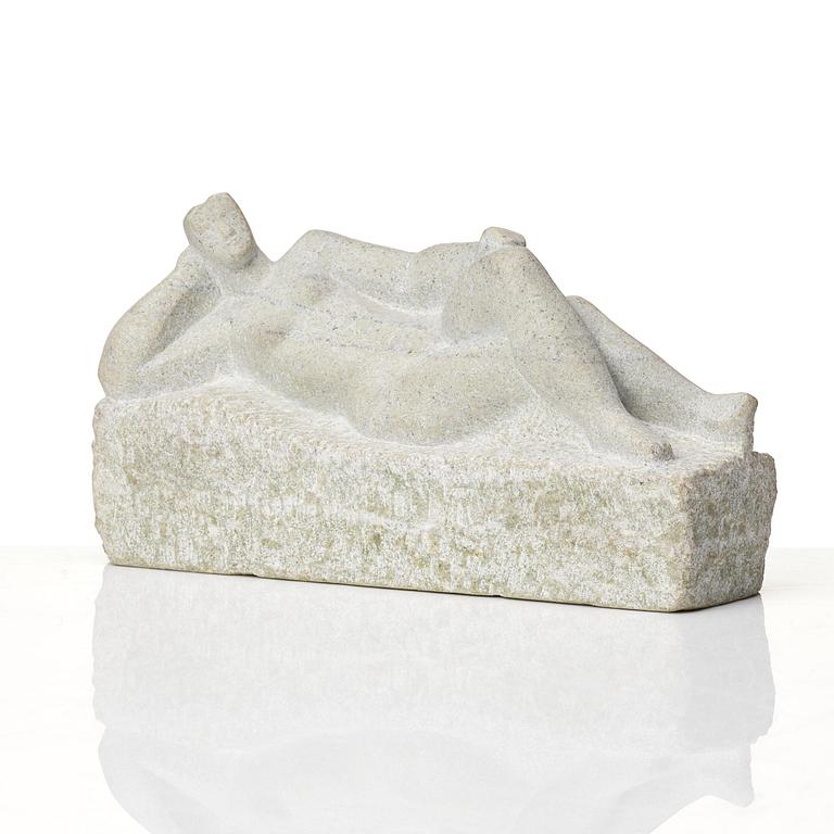 Eric Grate, skulptur, sten, signerad.