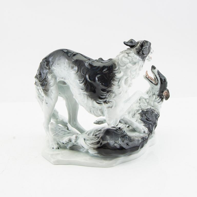 Figuriner 3 st Rosenthal Tyskland 1900-talets mitt porslin.