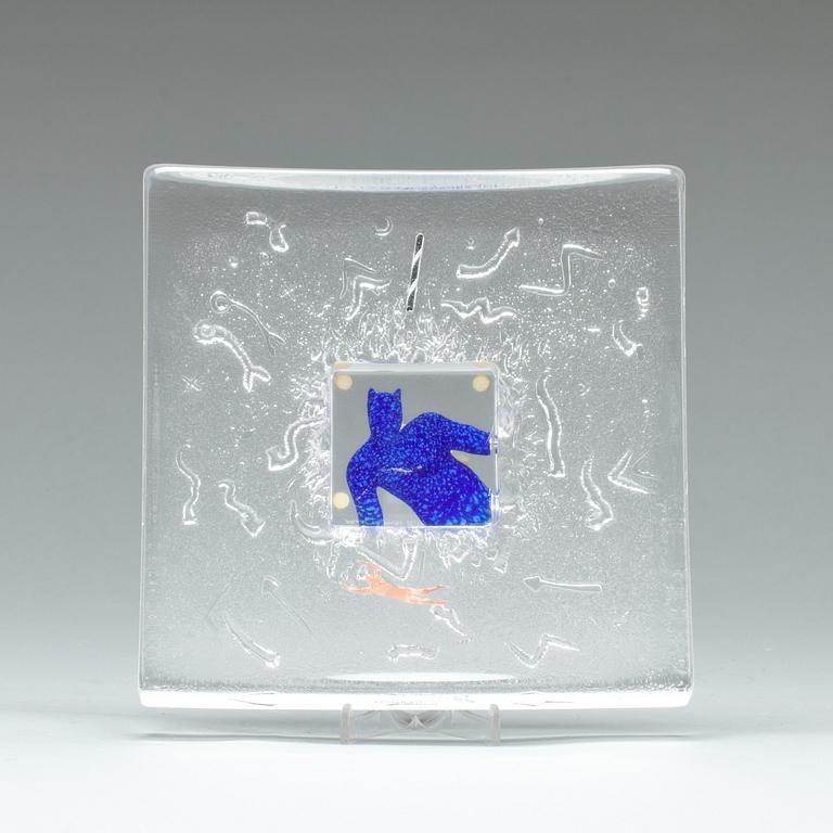 FAT, glas, Bertil Vallien, Kosta Boda, 1900-talets andra hälft.