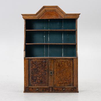 Hanging cabinet, folk art, late Baroque, 18th century.