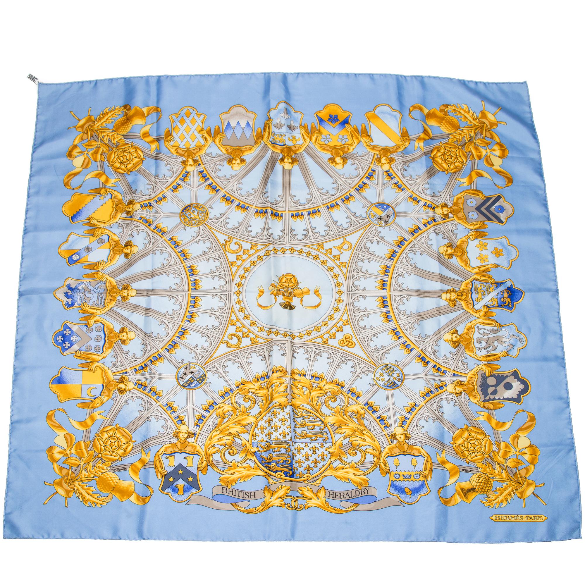 SCARF, "British Heraldry", Hermès.
