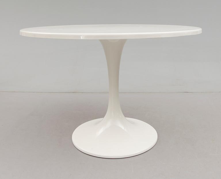 KARMSTOLAR, 6 st "Tulip"samt BORD, Robin Day, 1900-talets andra hälft.