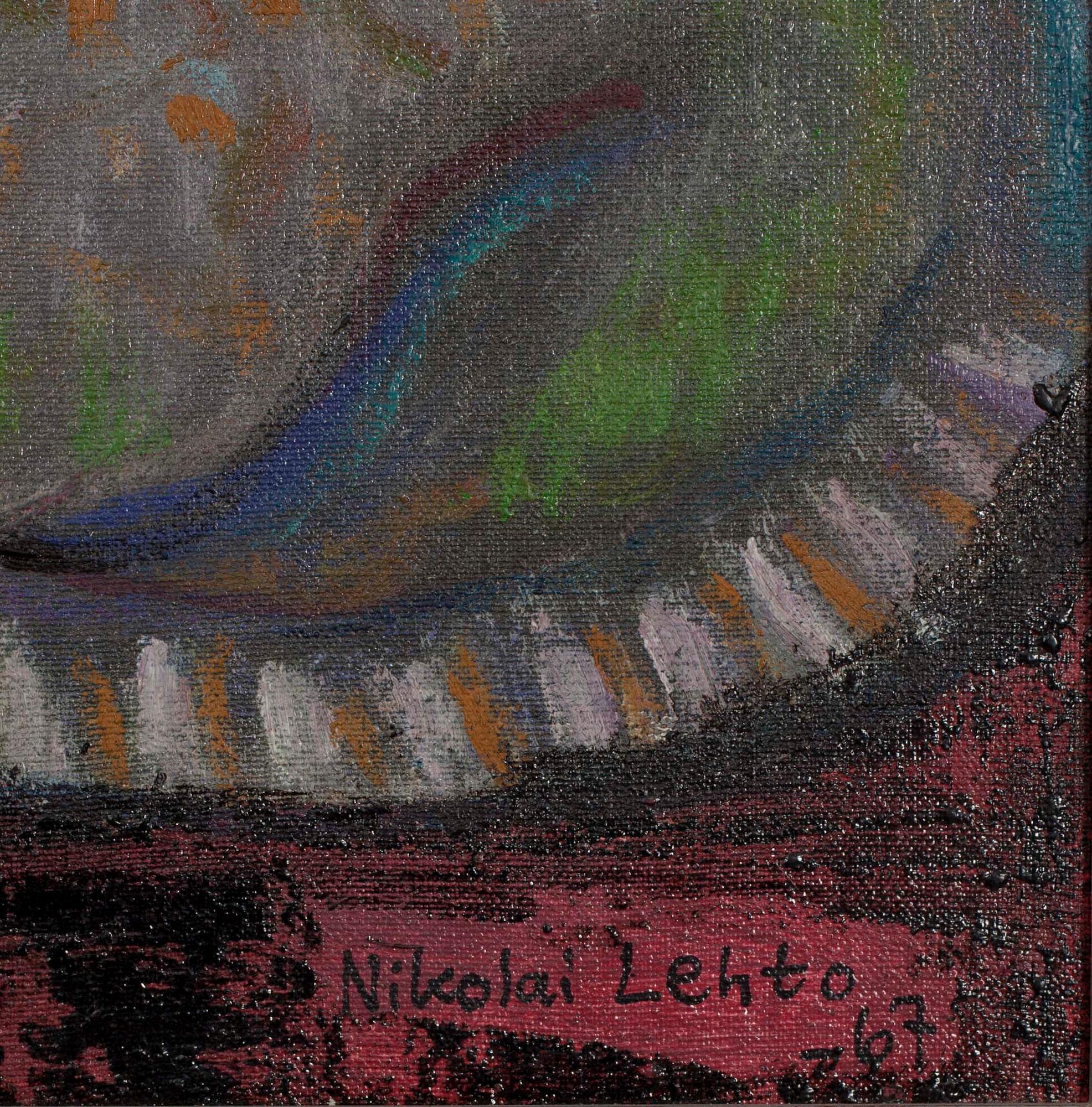 NIKOLAI LEHTO, olja på pannå, sign. och dat. -67.