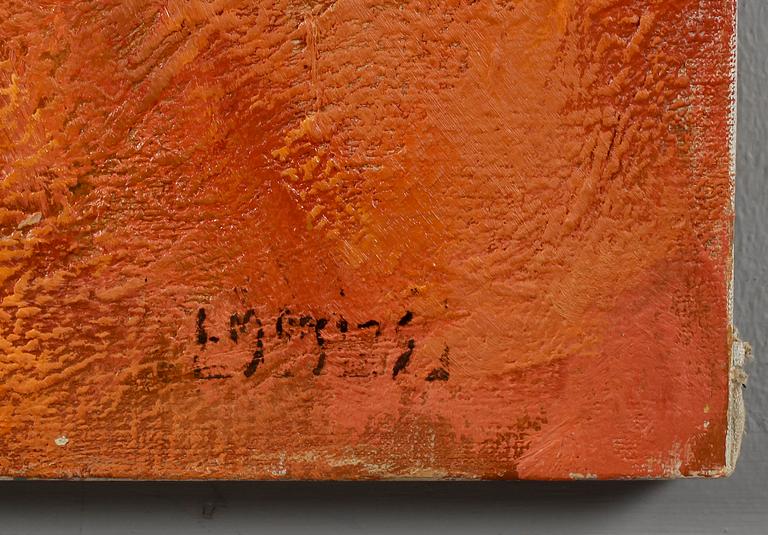 IVAR MORSING, oil on canvas, stamped signature.