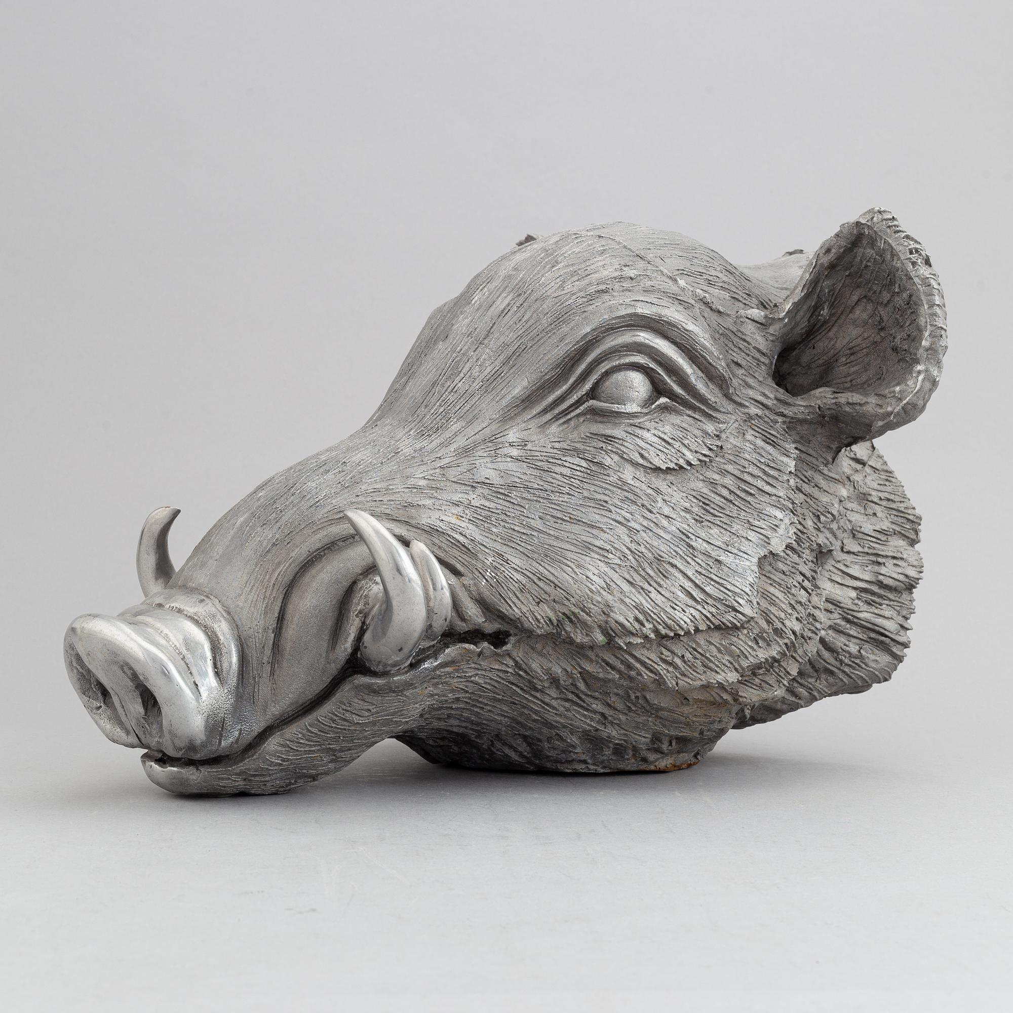 Claes Uvesten, skulptur, aluminium, signerad.