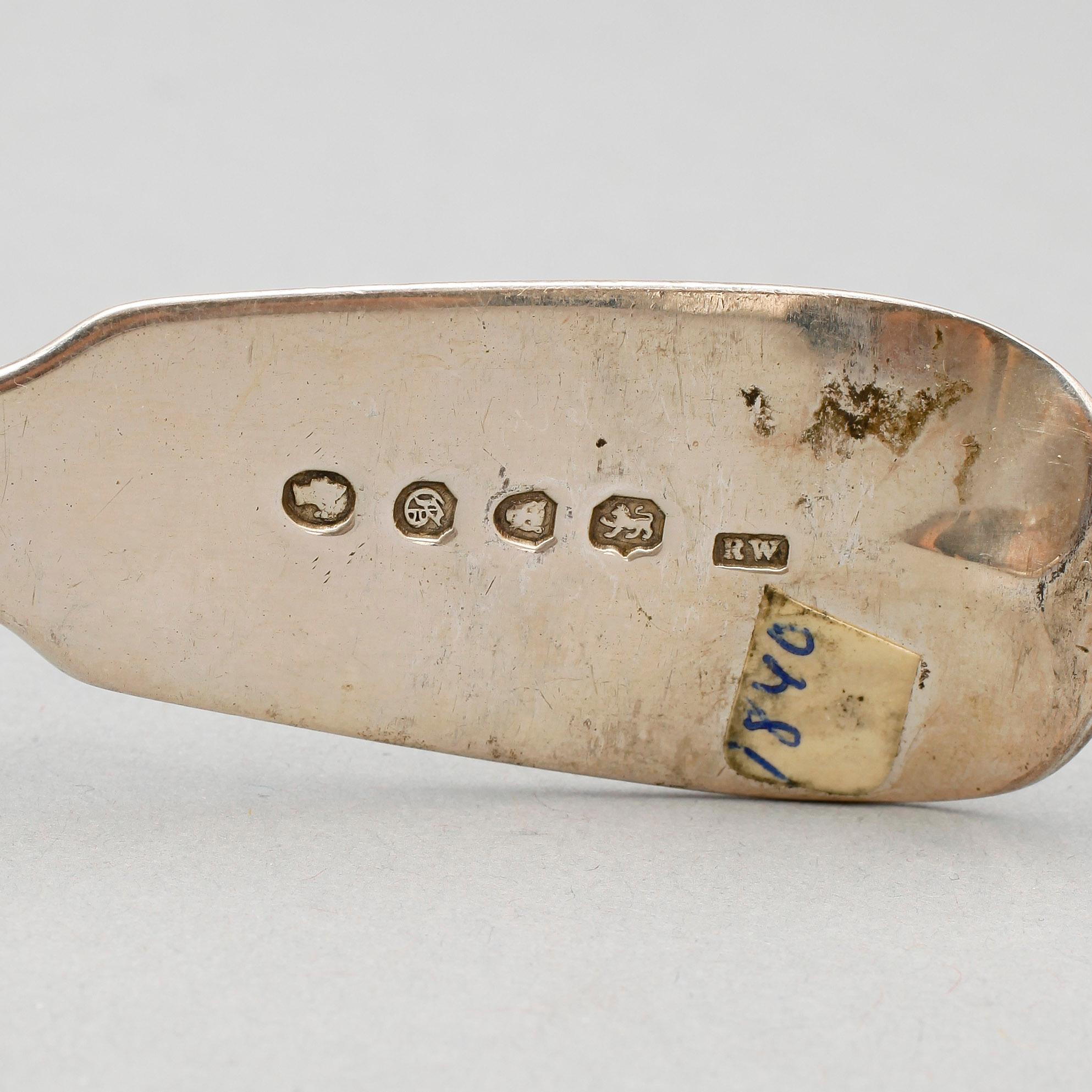 MATSKEDAR, 10 st, silver, mest London och 1800-tal. Tot ca 680 gram.