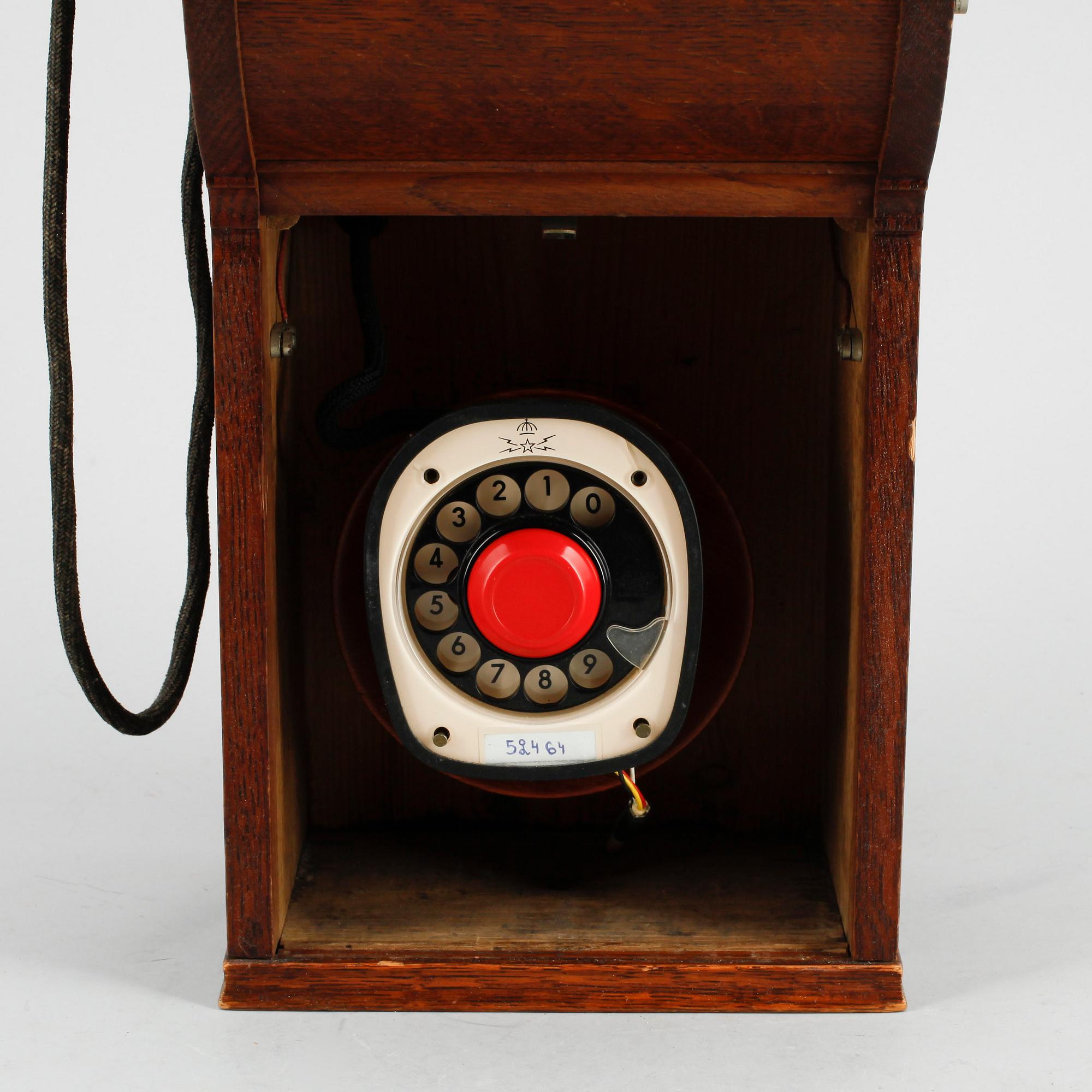 VÄGGTELEFON, 1900-tal.