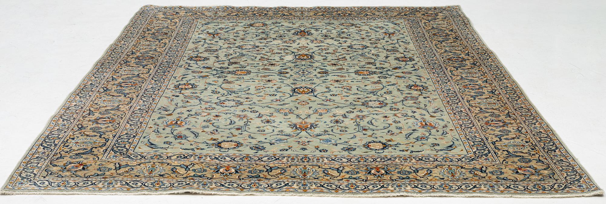 Carpet, Keshan, approx. 330 x 245 cm.