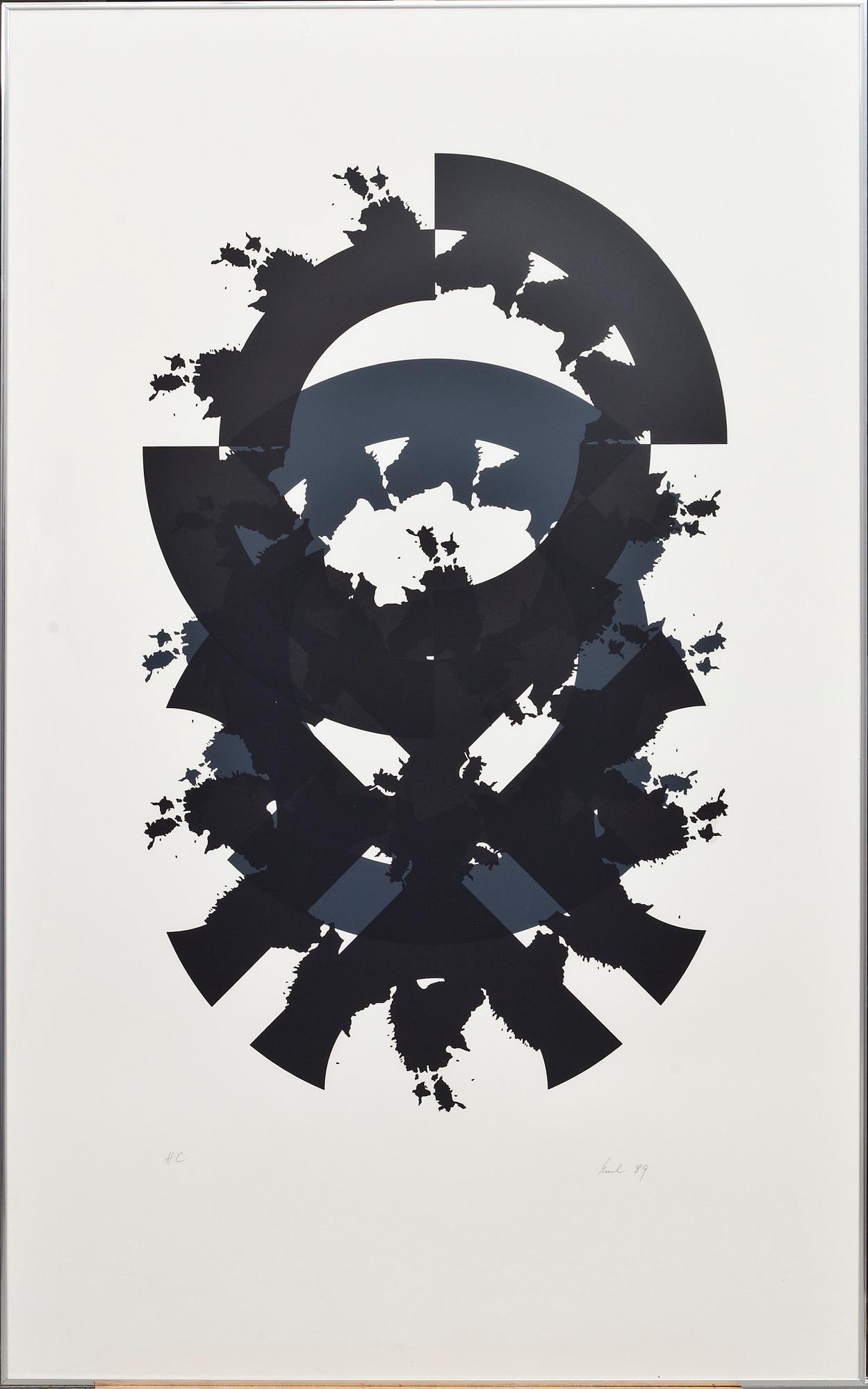 RAUL MEEL, färgserigrafi, signerad HC.