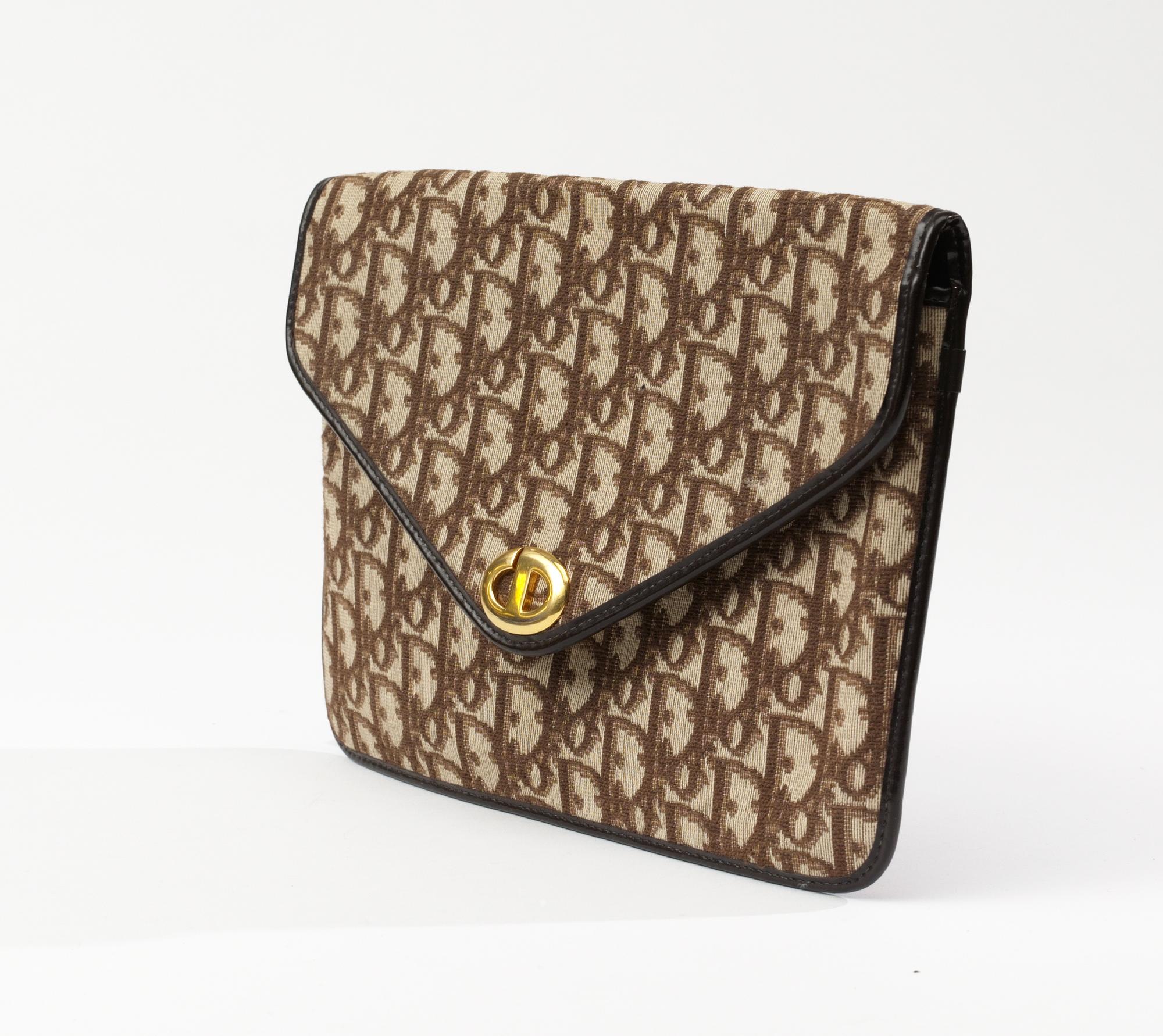 Vintage christian dior clutch bag deals