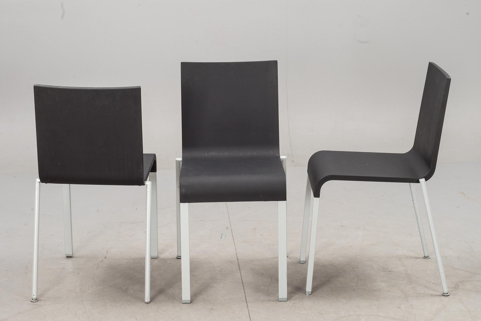 STOLAR, 6 st. Maarten Van Severen för Vitra. .03.