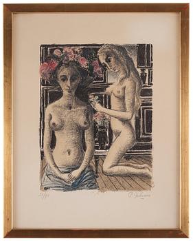 Paul Delvaux, "Phryné".