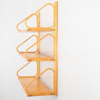Alvar Aalto, shelf, 112b-4, likely produced under licence by Aalto Design Hedemora for Artek, mid-20th century.