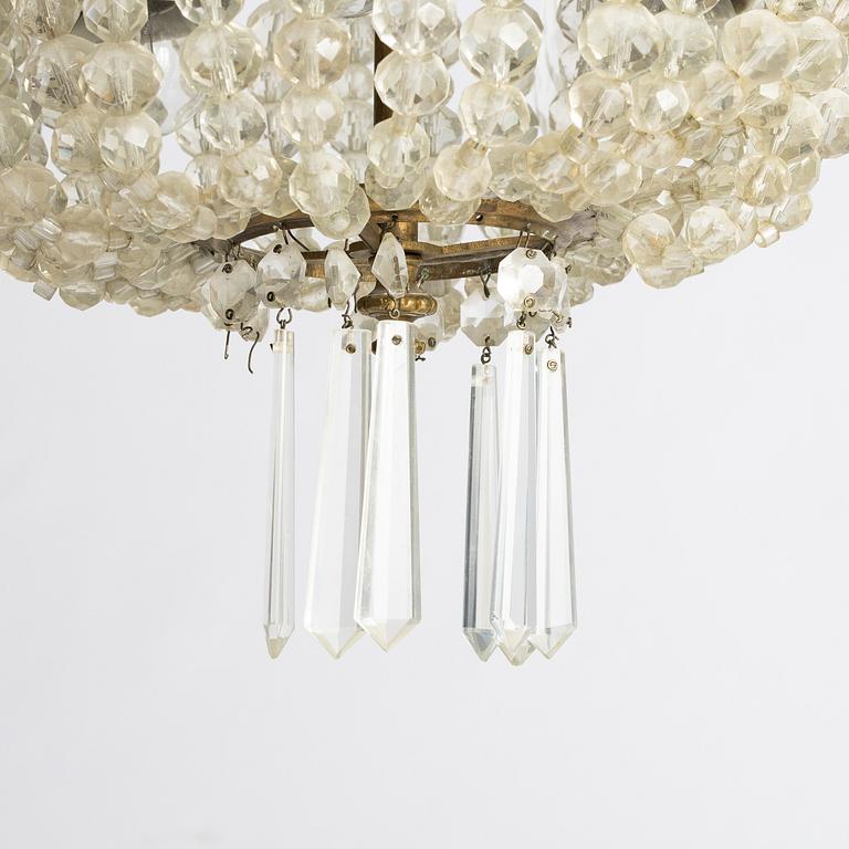 Chandelier, Oscarian, late 19th century.