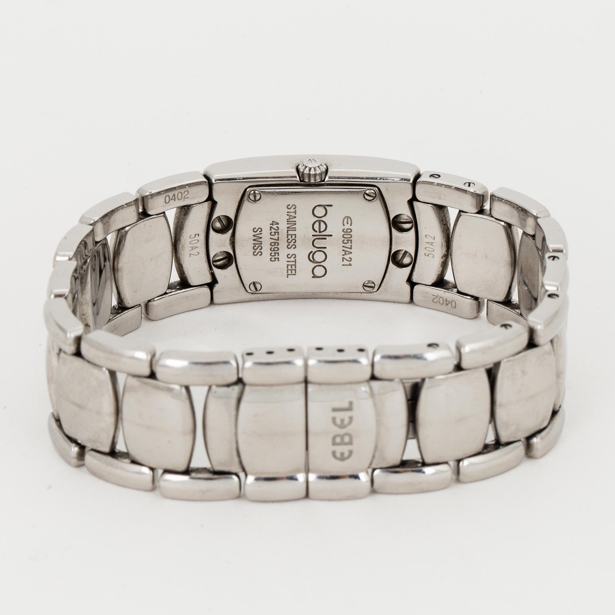 EBEL, Beluga Manchette Lady, wristwatch, 19 mm.