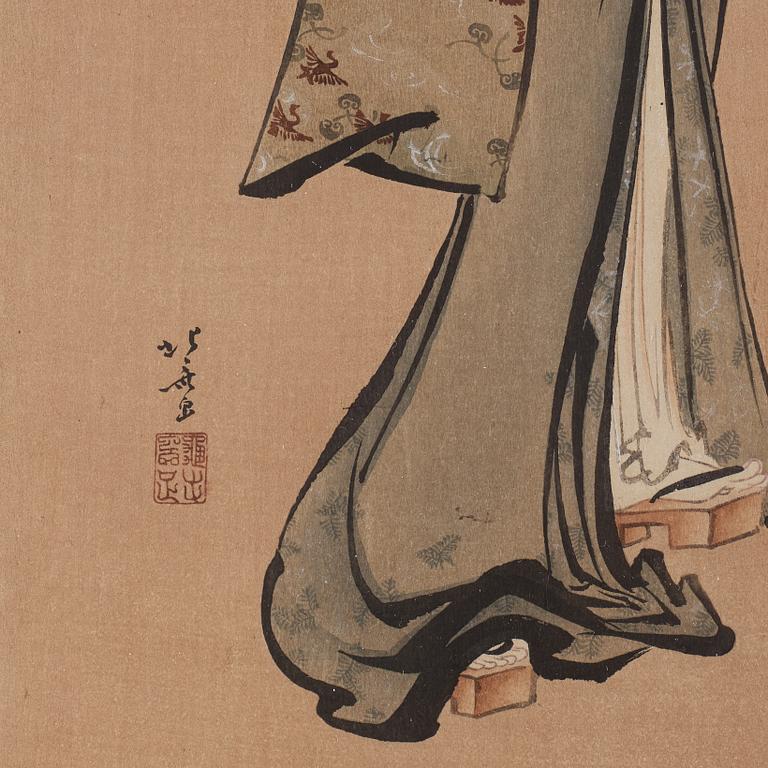 KATSUSHIKA HOKUSAI (1760–1849), after, color woodblock print, Japan, late 19th/early 20th century.