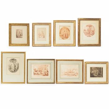 Elias Martin, Engravings, 8 pcs.