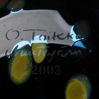 VUOSILINTU 2003, lasia, signeerattu O.Toikka Nuutajärvi.