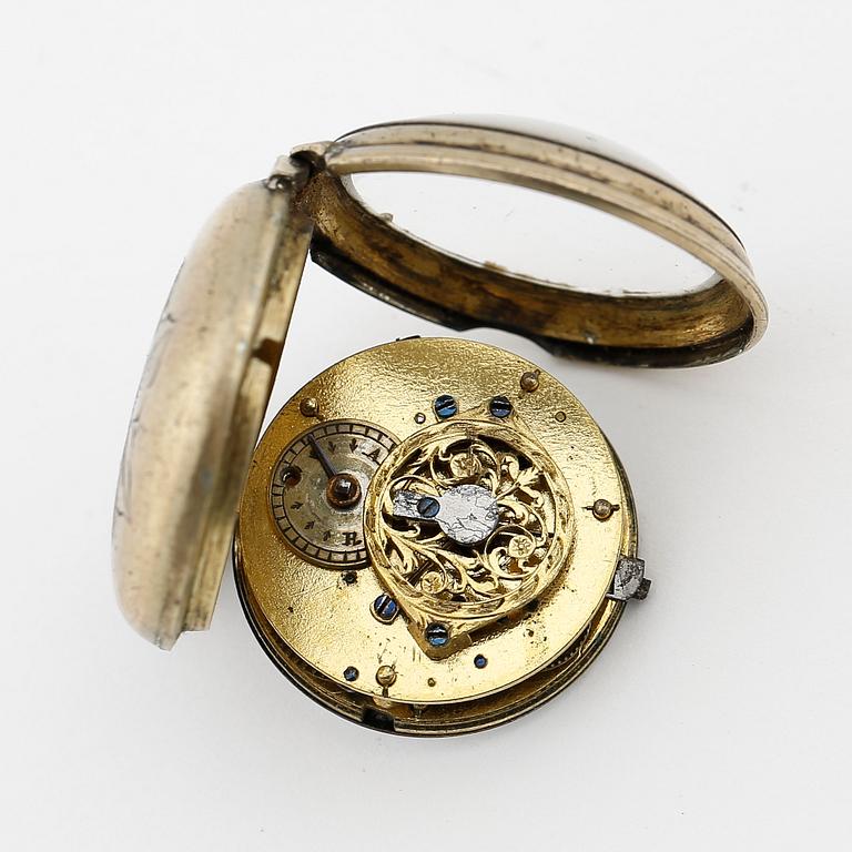 FICKUR, 3 st, silver, 1800-tal. Tot ca 194 gram.