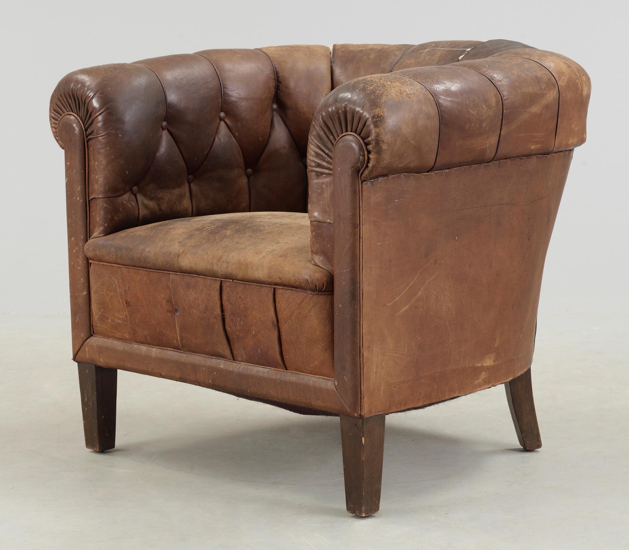 CLUBFÅTÖLJ, 1900-talets första hälft.