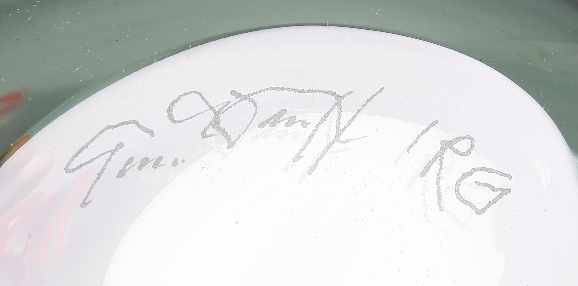 SKULPTUR, glas. Göran Wärff, Ramnäs Glashytta, sign. Säljs till förmån för Clowner utan Gränser.