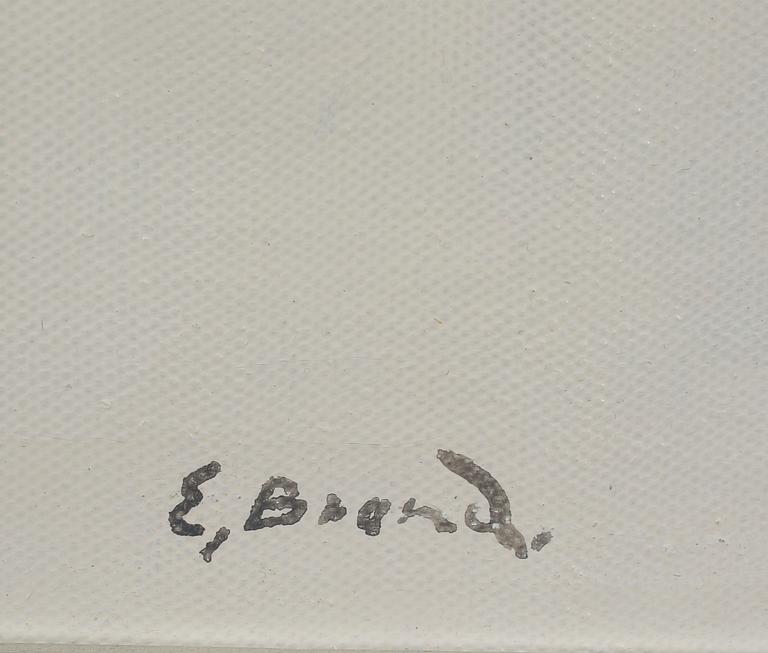 ERLAND BRAND, olja på duk, signerad.