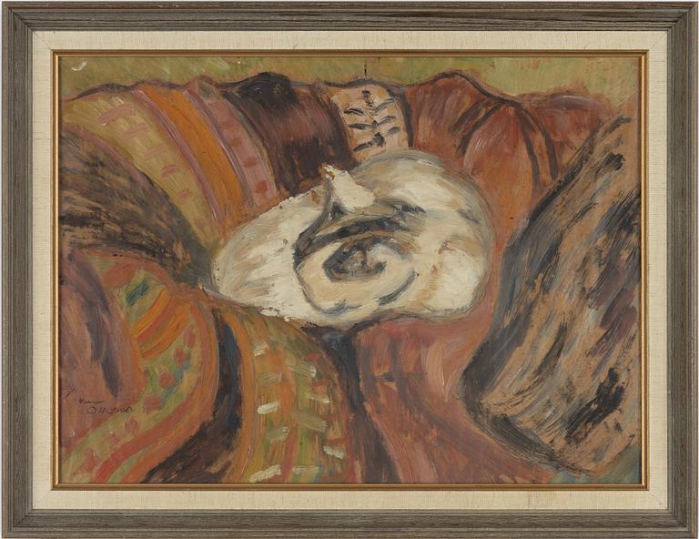 Helmer Osslund, Sleeping Cat.