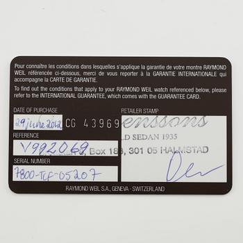 Raymond Weil, Nabucco, chronograph, wristwatch, 46 mm.