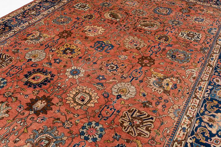 Semi-antique Tabriz rug, approx. 365 x 275 cm.
