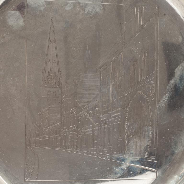 FAT, silver, G F Hallengren, Malmö, 1929. Vikt ca 570 g.