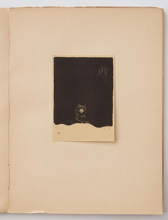 John Bauer, "Troll" 10 litografier i mapp/bok.
