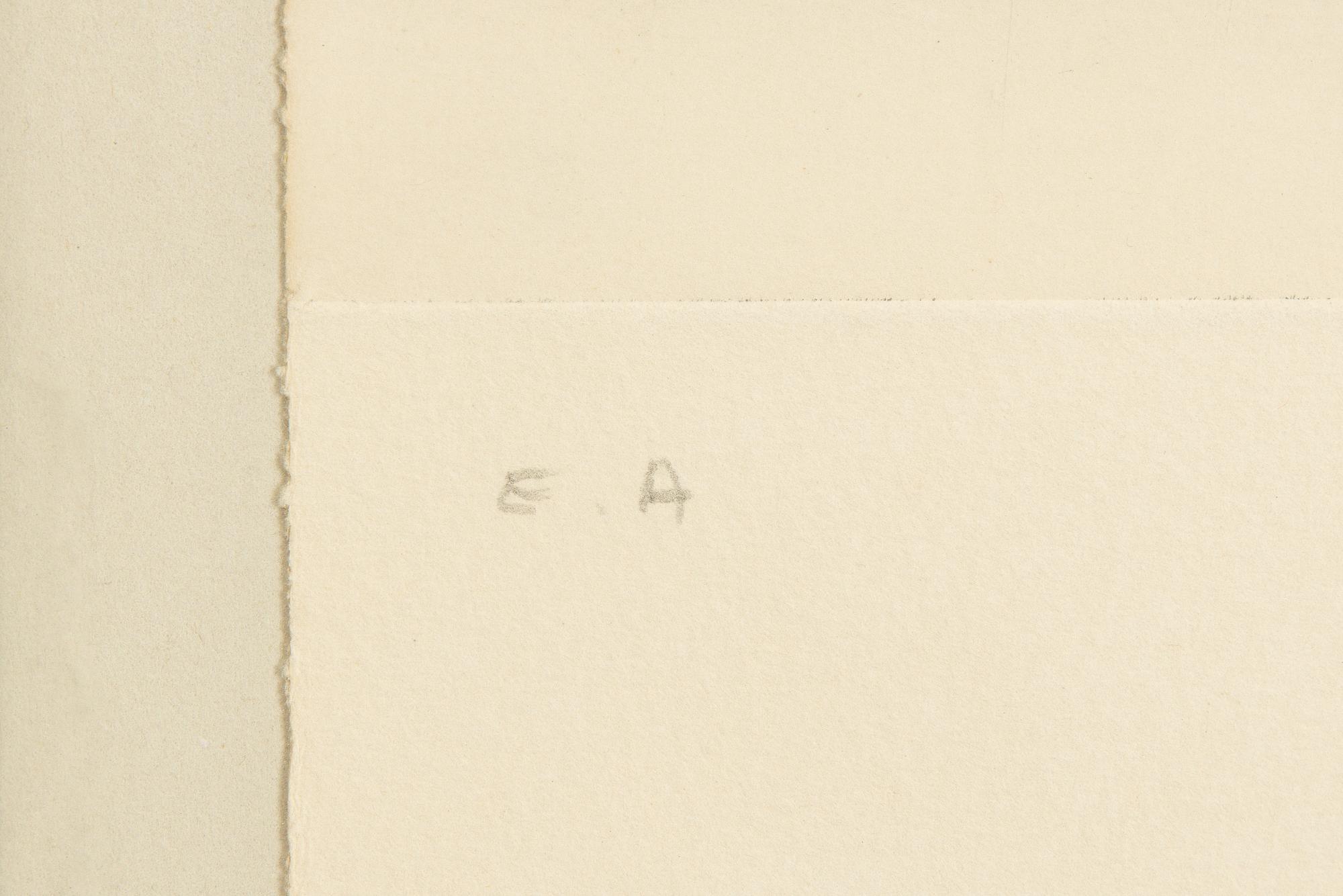 Antoni Tàpies, "Edmond Jabès, Ca suit son cours".