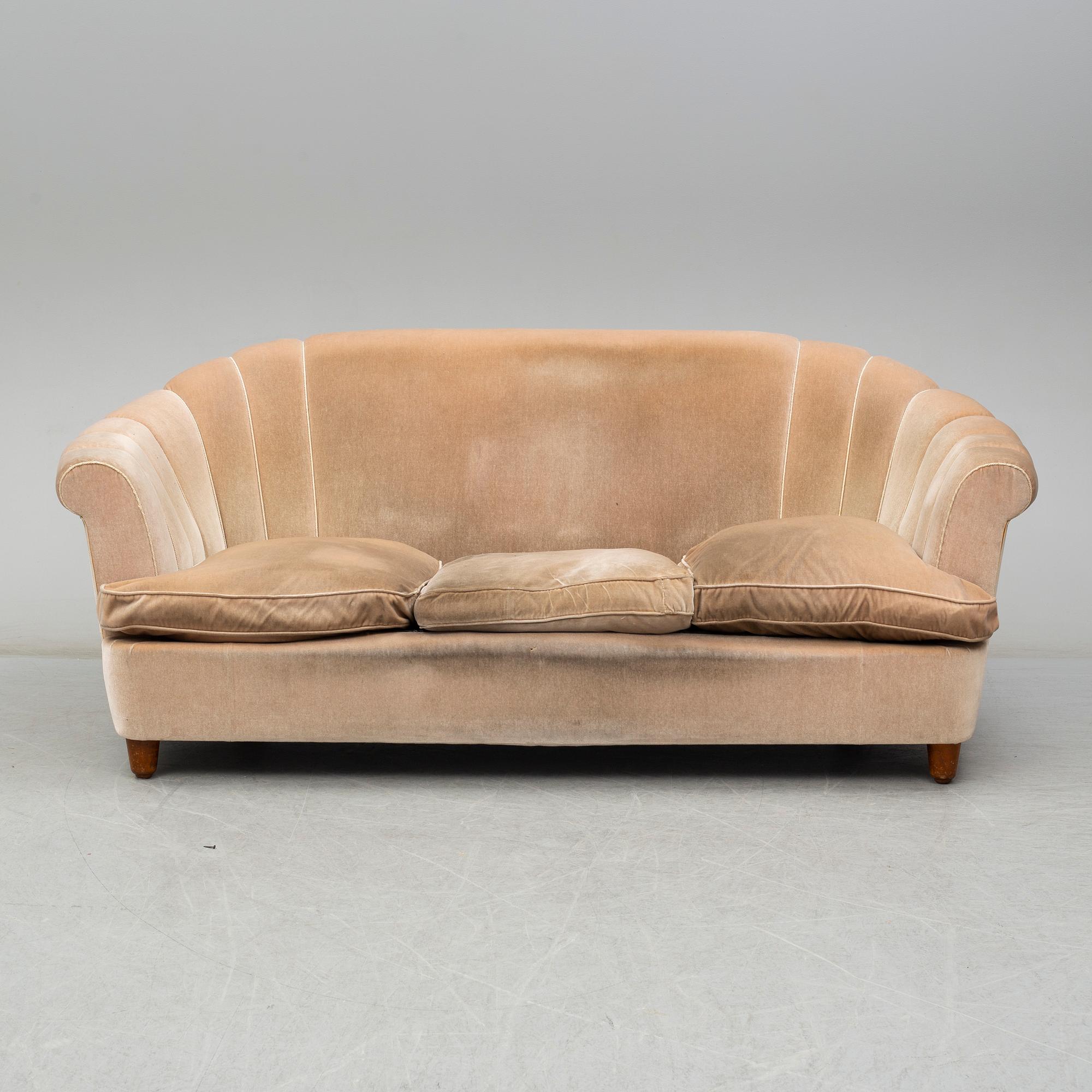 Carl Malmsten, soffa, "Redet", 1900-talets mitt.