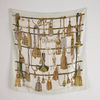 Hermès · SCARF, siden, "Passementerie" Francoise Heron, Hermès, formgiven 1960.